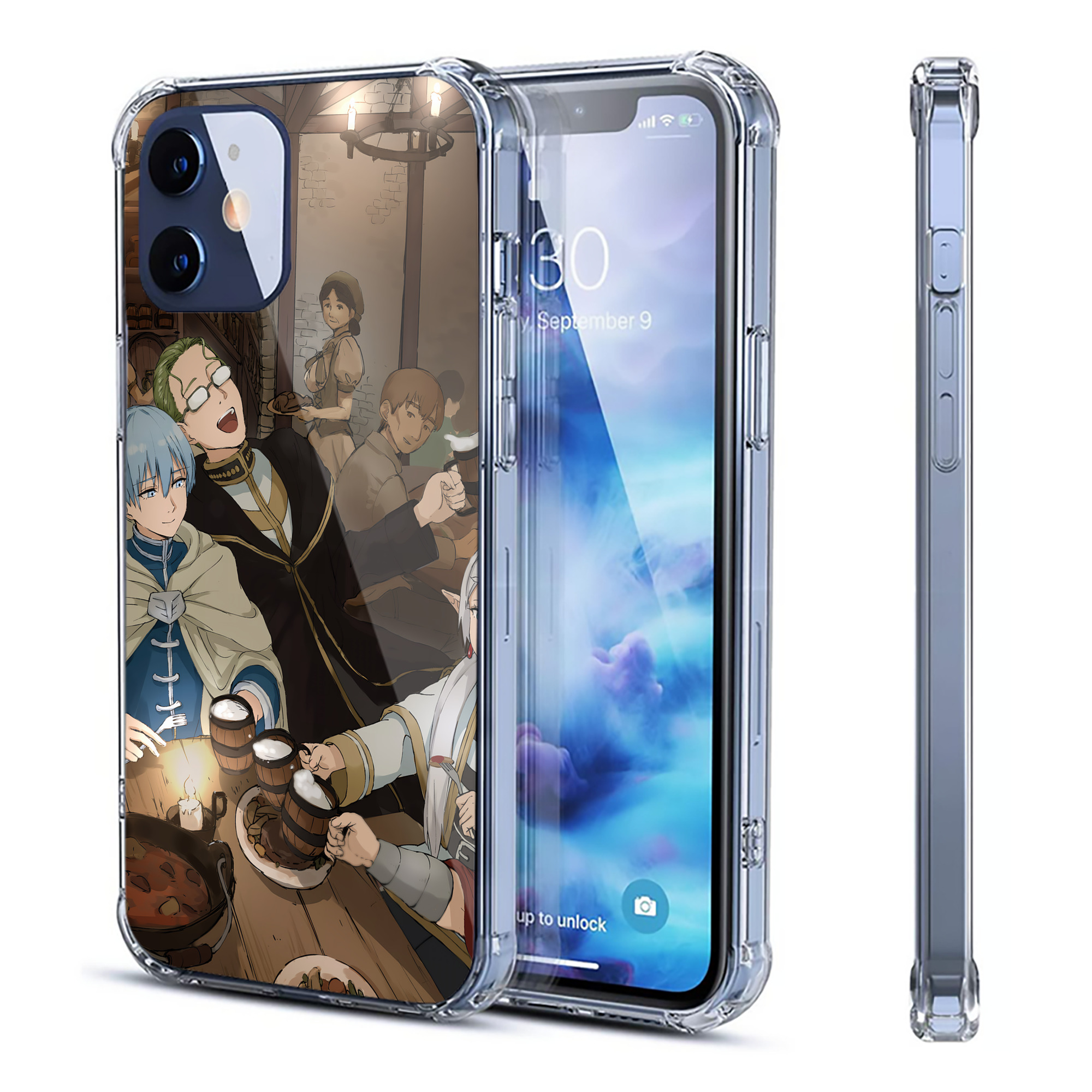 （画像用） 葬送のフリーレン Frieren 【iPhone 12シリーズ対応】透明スマホケース（クリアソフトケース）